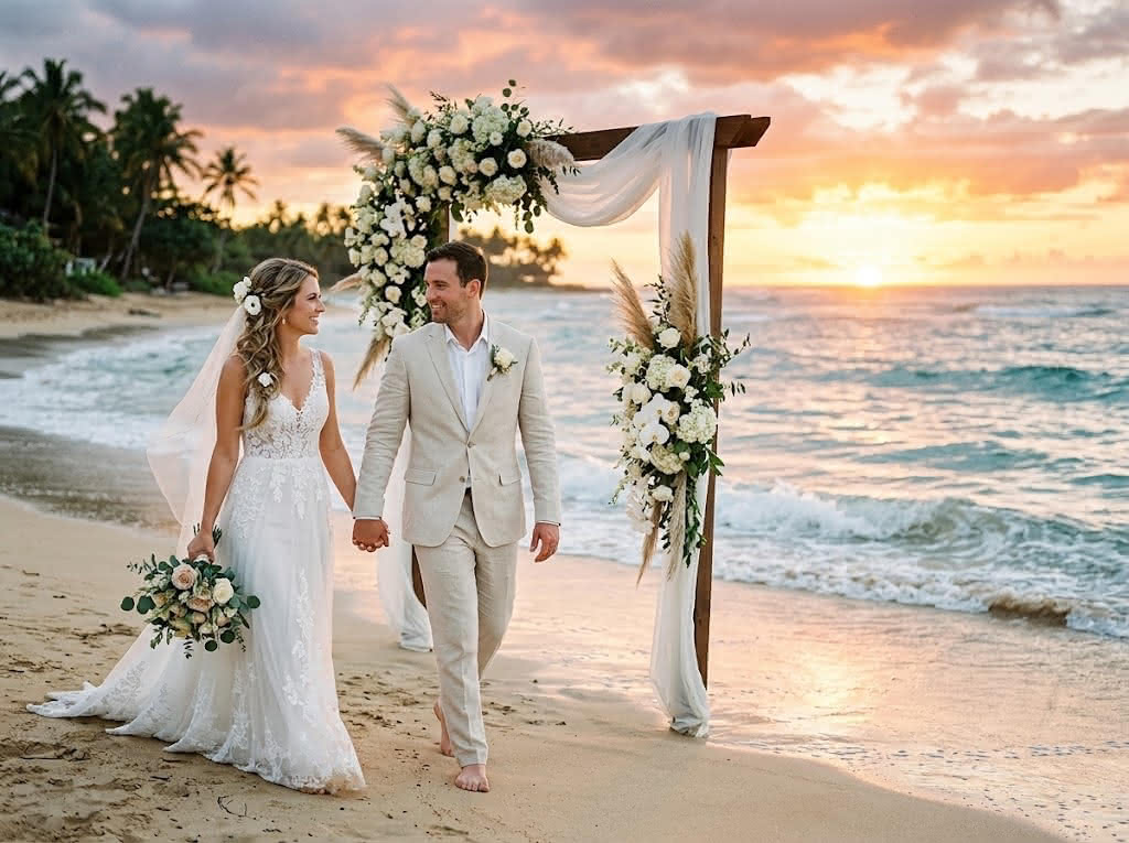 Boda destino frente al mar en México